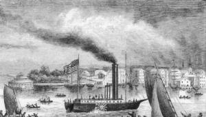 Det första ångfartyget i världen: historia, beskrivning och intressanta fakta
